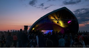 Night time stage