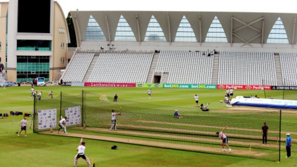 England training session in Nottingham