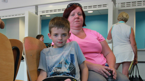 Ryan left after being told he had only suffered some soft tissue damage to his ankle.