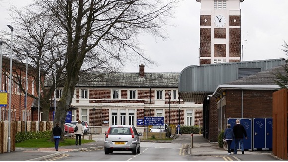 A general view of the Trafford General Hospital in Manchester.