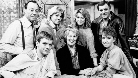 Anna Wing as Lou Beale, the matriarch of the Beales and Fowlers, pictured in July 1998.