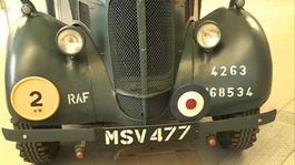 RAF vehicle on display at Coventry Transport Museum.