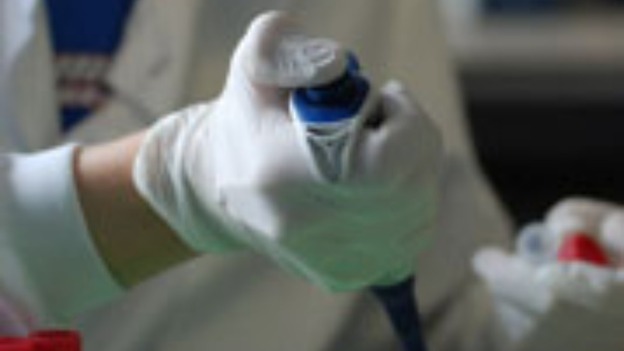 Research scientist at work