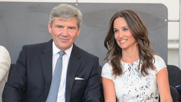 Michael and Pippa Middleton in the royal box