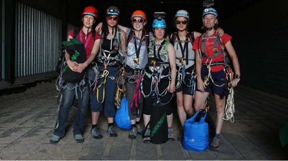 The six Greenpeace climbers who made the ascent