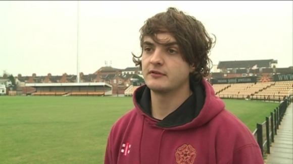 Northamptonshire fast bowler Jack brooks