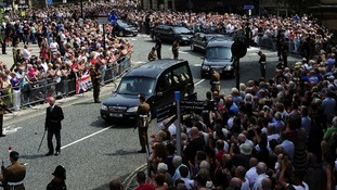 Thousands turned out to remember Fusilier Lee Rigby.