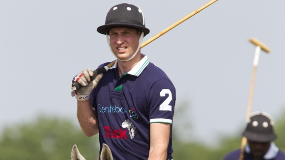 The Duke of Cambridge competed against his brother in a game of polo on Saturday.