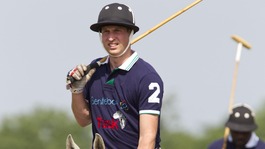 The Duke of Cambridge competed against his brother in a game of polo on Saturday.