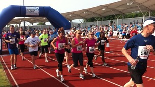 And they're off...