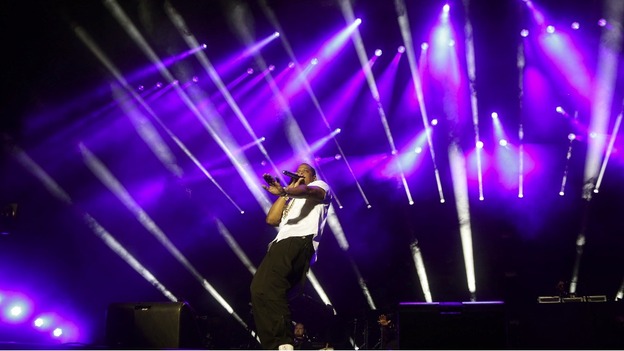 Jay-Z performs songs from his new album at Wireless