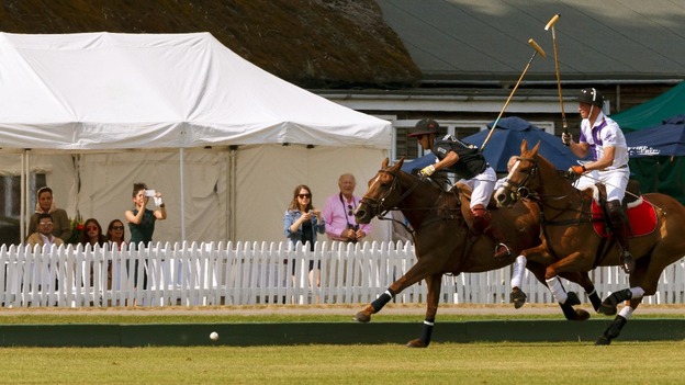 The Duke of Cambridge competes in his polo match
