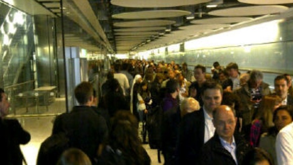 The queues on Thursday night.