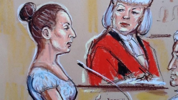 Magdelena Luczak pictured in court yesterday.