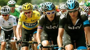 Chris Froome of Team Sky has been forced to answer doping questions, to his great dismay.