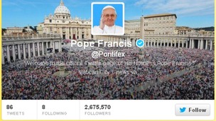 Pope Francis to grant indulgences to Twitter followers