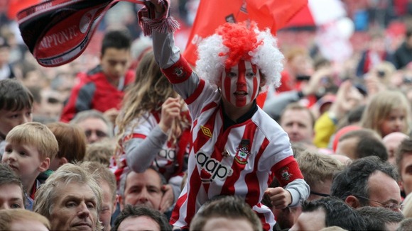young southampton fan