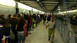 The queue at Heathrow.
