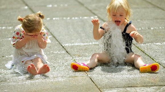 Drink plenty and fluids and stay hydrated during the hot weather.