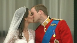 The Royal couple on the balcony