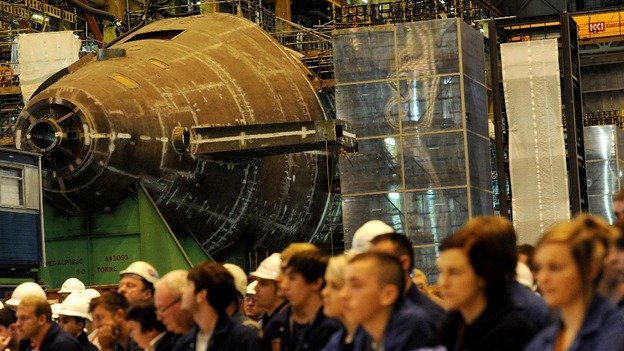 Part of submarine