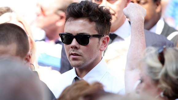 Ray Quinn among mourners