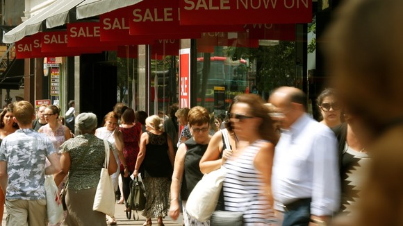 Discounts drive retail sales boost.