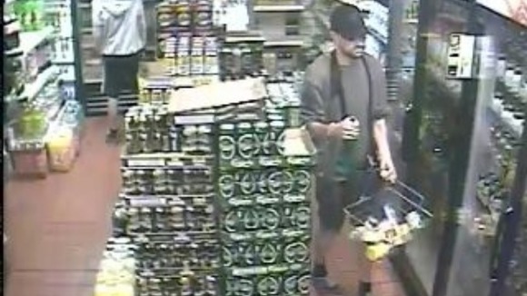 CCTV footage of what police believe is Michael Cope.