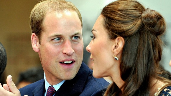 The Duke and Duchess of Cambridge during a dancing show by teenagers on a visit to the Inner City Arts club in Los Angeles, California.