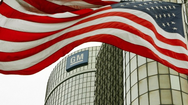 General Motors' Global Headquarters in Detroit, Michigan.