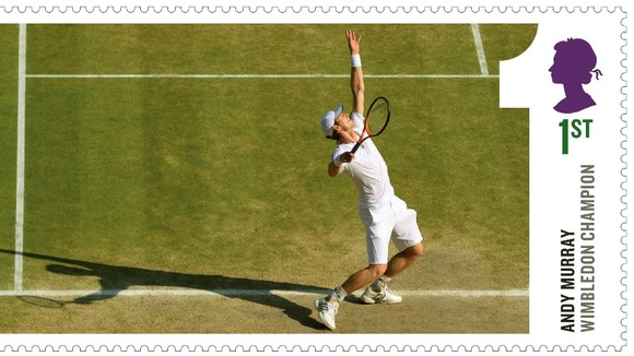 Murray serves