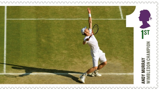 Murray serves