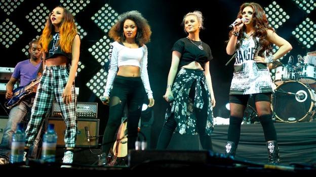 little mix performing at another festival