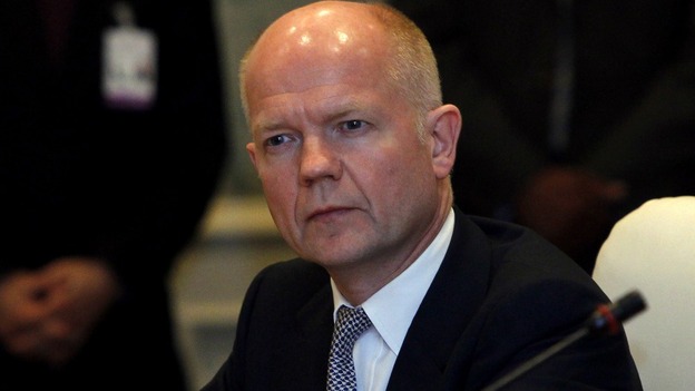British Foreign Secretary William Hague has welcomed the Middle East talks progress.