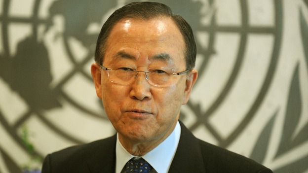 UN Secretary-General Ban Ki-moon .
