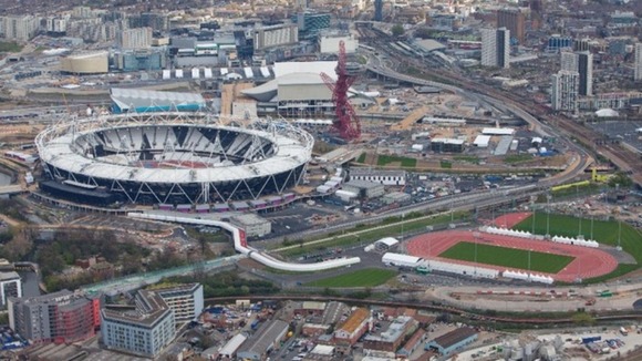 The Olympic Stadium site
