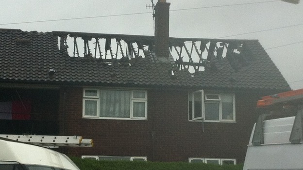The fire at Gibbons Avenue this morning