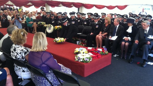 SerService for police officers killed on duty