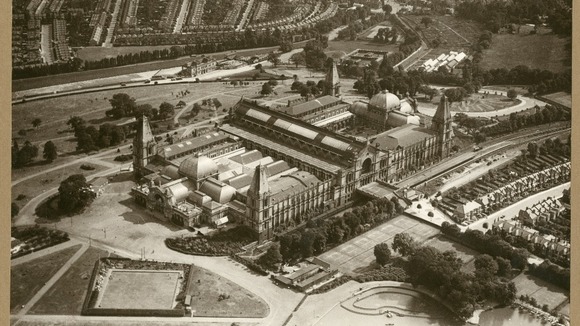 An old aerial of the park