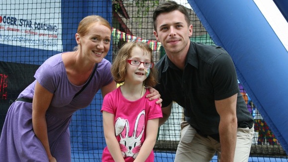 Actor Sol Heras supports charity weekend