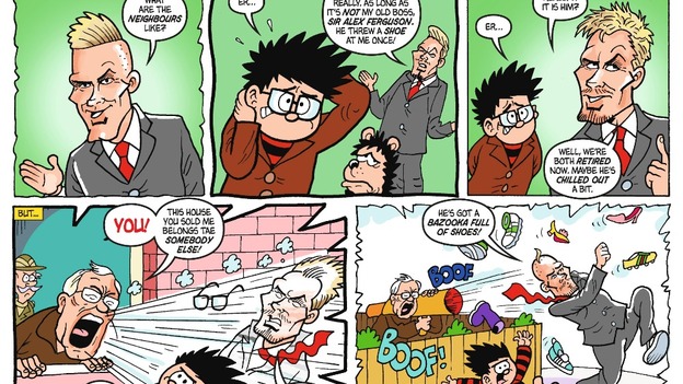 Comic strip from Beano