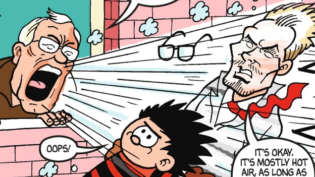 Sir Alex Ferguson in the Beano