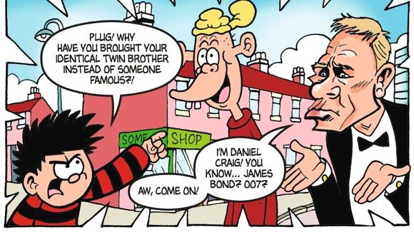 Daniel Craig in the Beano