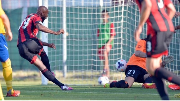 Nicolas Anelka scored his first goal for West Brom against Puskas Academy