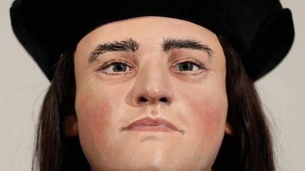 The face of Richard III.