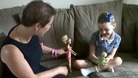 Michelle and Fraja Simpson