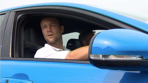 Warwickshire's Jonathan Trott clocked the fastest time of the day