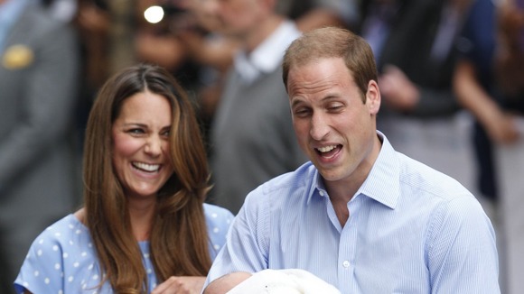 The couple are on their way to Kensington Palace