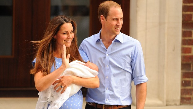 The Duke and Duchess of Cambridge leave hospital