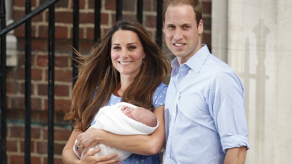 The world meets the Prince of Cambridge - whose name has not yet been announced.